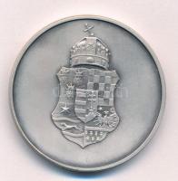 Szabó Géza (1939-2018) ~2010. "Trianon" ezüstpatinázott bronz emlékérem (42mm) T:UNC,AU