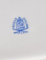 Herendi virágmintás bonbonier. Kézzel festett, kis kopással, 13,5x10 cm