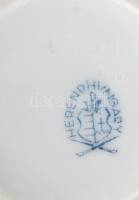 Herendi virágmintás kis ékszertartó. Jelzett, kis kopással, d: 6,5 cm