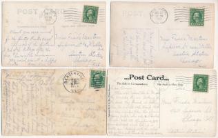 6 db RÉGI amerikai fotó és képeslap vegyes minőségben / 6 pre-1919 American (USA) photos and postcar...