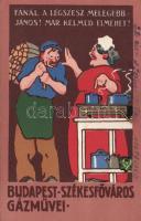 Budapest Gas Works litho