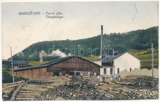 Margitfalva, Margitfalu, Margitany, Margecany (Gölnicbánya, Gelnica); Parná pila / Dampfsäge / fűrésztelep, gőzfűrész / steam sawmill (fl)