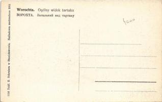 Vorokhta, Worochta, Worochsie, Vorohta; Ogólny widok tartaku. Nakl. E. Schreiera 1911. / fűrésztelep...
