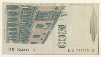 Olaszország 1982. 1000L dekoratív, nagyalakú bankjegyes, bélyeges borítékon, bélyegblokkal és alkalm...