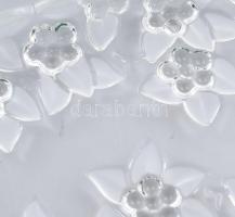 WMF köretes készlet, hosszú kínáló h: 33 cm, és 6 darab tálka d: 17 cm, savmaratott részekkel díszít...