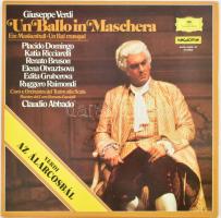 Verdi - Un Ballo in Maschera. Az álarcosbál. Placido Domingo Claudió Abbato. Hungaroton 3 vinyl LP, 1981 VG + szövegkönyvvel