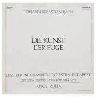 Johann Sebastian Bach - Liszt Ferenc Chamber Orchestra, Budapest - Zsuzsa Pertis - Miklós Spányi - János Rolla - Die Kunst Der Fuge. 2 x Vinyl, LP, Box Set. Hungaroton. Magyarország, 1985 VG+