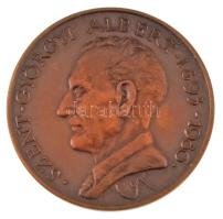 Lapis András (1942-) 1987. "Szent-Györgyi Albert 1893-1986 / SZOTE - Nobel-díjának 50. évfordulójára - MÉE" bronz emlékérem (42,5mm) T:UNC,AU