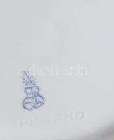 3 darab Herendi Viktória mintás csészealj, jelzett, hibátlan, d: 14 cm