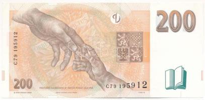 Csehország 1998. 200K "C" T:VF,F
Czech Republic 1998. 200 Korun "C" C:VF,F
Kra...