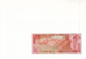 Honduras 1989. 1L felbélyegzett borítékban, bélyegzéssel T:UNC
Honduras 1989. 1 Lempira in envelope...