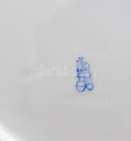 Ritka antik Herend Viktória mintás 10 darabos mélytányér készlet. Jelzett, kézzel festett, hibátlan,...