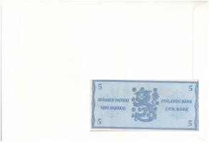 Finnország 1963. 5M felbélyegzett borítékban, bélyegzéssel T:UNC
Finland 1963. 5 Markkaa in envelop...