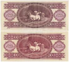 1984. 100Ft + 1993. 100Ft T:XF,F szép papír Adamo F35, F38