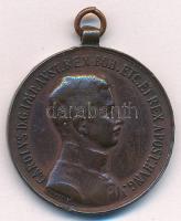 1917. "Károly Bronz Vitézségi Érem" bronz kitüntetés mellszalag nélkül. Szign.: Kautsch T:VF Hungary 1917. "Bronze Gallantry Medal" bronze decoration without ribbon. Sign.: Kautsch C:VF NMK.: 310.