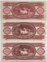 1975-1995. 100Ft (7x) T:F közte szép papír Adamo F33