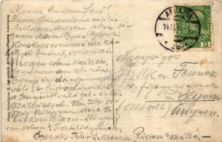 1914 S.M. Dampfer FÜRED, hajókirándulás (később az Osztrák-magyar haditengerészet kisegítő hajója) /...