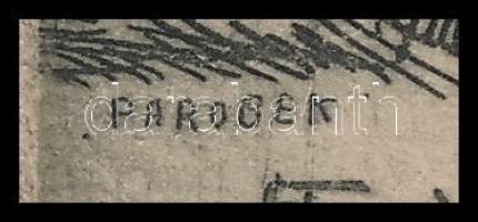 Parobek Alajos (1896-1947): Ex Musici, Weisz Imre. Rézkarc, papír, jelzett a karcon, lap széle sérül...