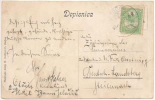 1909 Otocsán, Otocac; Svica / vízesés / waterfall. Art Nouveau