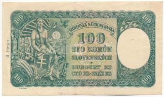 Csehszlovákia 1945. (1940) 100K sárga "K" bélyeggel, 2. kiadás T:F erős papír Czechoslovak...