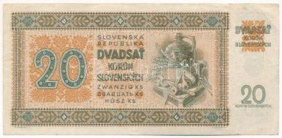 Szlovákia 1942. 20K T:F Slovakia 1942. 20 Korun C:F Krause P#7