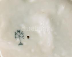 Ens porcelán madár. kézzel festett, , jelzett, szárnyon sérüléssel m:15 cm