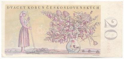 Csehszlovákia 1949. 20K T:VF / Czechoslovakia 1949. 20 Korun C:VF Krause P#70