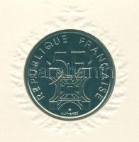 Franciaország 1989. 5F "Eiffel-torony" érmés, bélyeges borítékon, alkalmi bélyegzővel T:1 ...