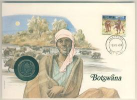 Botswana 1984. 10T érmés, bélyeges borítékon T:1 Ismertetővel!
