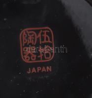 Japán paradicsommadár mintás váza, jelzett, hibátlan, m: 26 cm