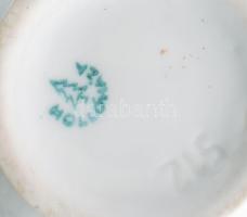 Hollóházi retro design váza, jelzett, kis kopással, m: 22 cm