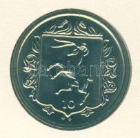 Man-sziget 1984. 10p érmés, bélyeges borítékon, elsőnapi bélyegzővel T:1 Ismertetővel!