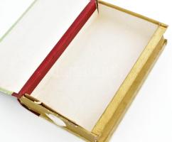 Tere-fere teasüteményes doboz, Győri Keksz és Ostyagyár, kopott, kissé sérült félvászon gerincű kart...