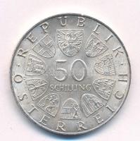 Ausztria 1972. 50Sch Ag "350 éves a Salzburgi Egyetem" T:AU 
Austria 1972. 50 Schilling A...