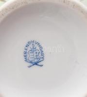Herendi Viktória mintás porcelán váza. Kézzel festett, jelzett, hibátlan 16 cm