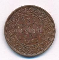 Brit-India 1903. 1/4A Cu "VII. Eduárd" T:XF,VF karc
British India 1903. 1/4 Anna Cu &quot...