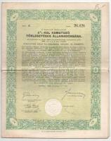 Budapest 1925. "Magyar Királyság 5%-kal kamatozó Járadékkölcsön Államadóssági Kötvénye" 25...