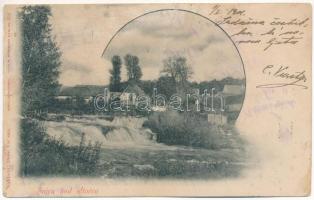 1902 Svica (Otocsán, Otocac), Svica kod Otocca / vízesés / waterfall (ázott / wet damage)