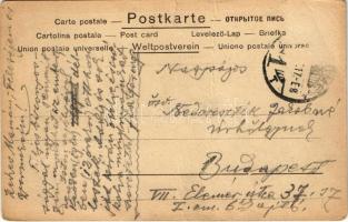 Fiume, Rijeka; Adria Co. SS "LEDERER SÁNDOR" (later K.u.k. Kriegsmarine). Dreifarbendruck ...