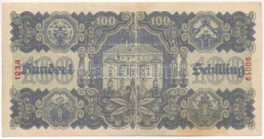 Ausztria 1945. 100Sch T:F,VG folt, kis szakadás
Austria 1945. 100 Schilling C:F,VG spot, small tear...