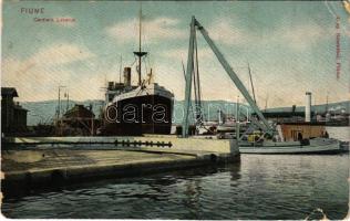 1907 Fiume, Rijeka; Cantiere Lazarus, S.M. Dampfer LINZ (r)