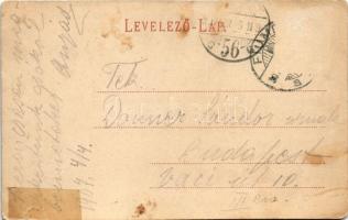 1907 Fiume, Rijeka; Cantiere Lazarus, S.M. Dampfer LINZ (r)