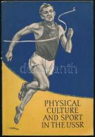 1958 Physical Culture and Sport in the USSR. USSR Section : Brussels Universal and International Exhibition 1958 / Testnevelés és sport a Szovjetunióban. Az 1958-as brüsszeli világkiállítás szovjet pavilonjának ismertető, propaganda kiadványa. Fekete-fehér képekkel illusztrálva, angol nyelven. Kiadói papírkötés.