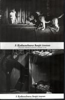 cca 1964 ,,A Kolumbusz hajó inasa" című szovjet film jelenetei és szereplői, 16 db vintage prod...