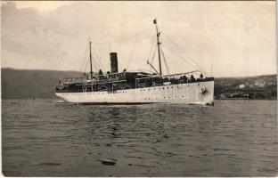 Ungarisch- Kroatische See-Dampfschiffahrts A.G. Fiume. S.M. Dampfer SALONA (later K.u.k. Kriegsmarine)