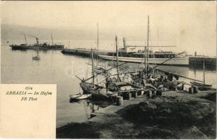 Abbazia, Opatija; Im Hafen / S.M. Dampfer SIRÁLY (later K.u.k. Kriegsmarine)