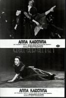 cca 1967 ,,Anna Karenina" című szovjet balettfilm jelenetei és szereplői, 9 db vintage produkciós filmfotó (vitrinfotó, lobbyfotó) ezüst zselatinos fotópapíron, a használatból eredő (esetleges) kisebb hibákkal, 18x24 cm