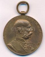 1898. "Jubileumi Emlékérem a Fegyveres Erő Számára / Signum memoriae (AVSTR)" bronz kitüntetés mellszalag nélkül T:XF  Hungary 1898. "Commemorative Jubilee Medal for the Armed Forces" bronze decoration without ribbon C:XF NMK 249.