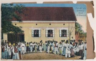 Romania - Album mit Volkstrachten aus Rumaenien / Porturi Nationale Romane - postcard leporello with...