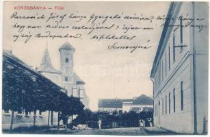 Körösbánya, Kőrösbánya, Altenburg, Baia de Cris; Fő tér, templom / main square, church